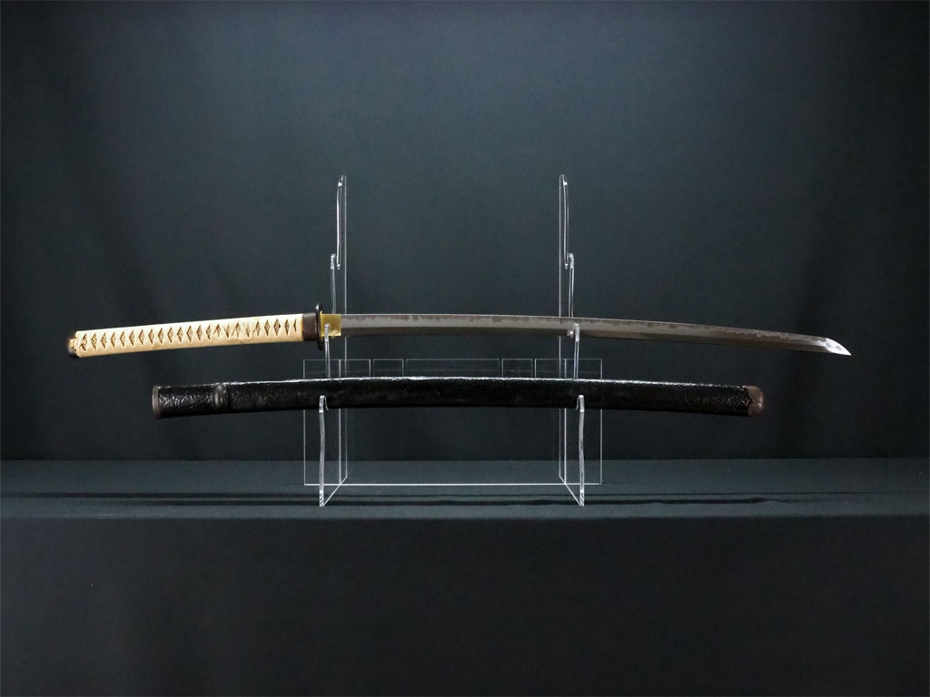 古い薩摩拵に合わせた模擬刀身の製作